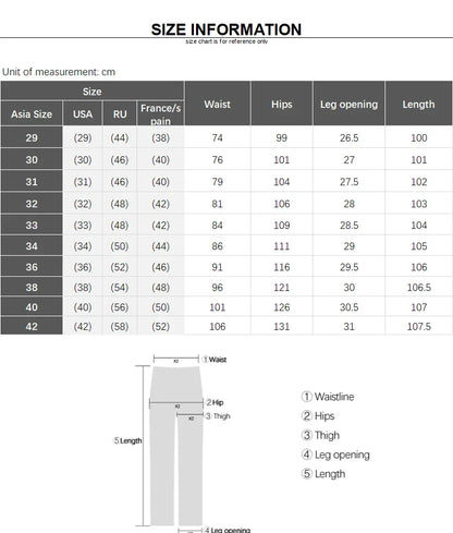 Business Lyocell Jeans Men Summer New Thin Fashion Straight Breathable Brand Pants Male Slim Comfortable  Denim Trousers