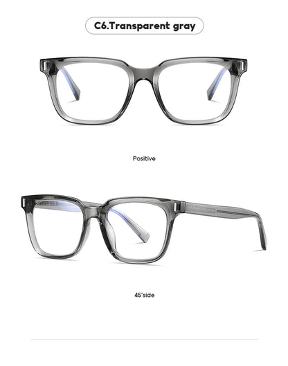 Men's Anti Blue Light Reading Glasses Brand Design Myopia Prescription Glasses Men Simple Optical Eyewear Glasses Frame