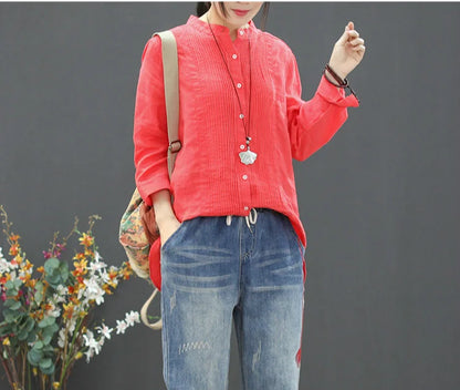 Fashion Summer Ladies Ripped Loose Jeans Womens Leisure Embroidery Denim Trousers Vintage Females Elastic Harem Pants