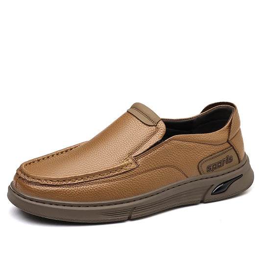 Spring Summer 2026 New Loafers for Men Soft Sole Fashion Business Casual Leather Shoes Male British Style Designer Shoe Man