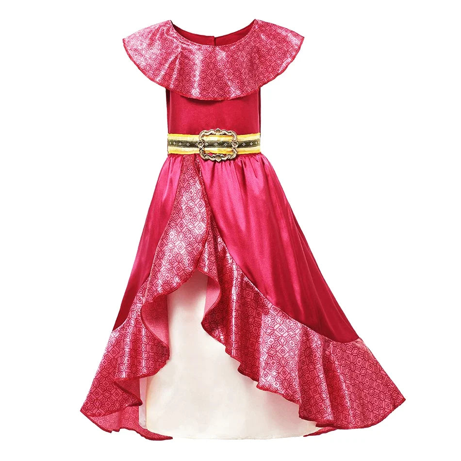 Kids Princess Dress Variety Set for Girl Cosplay Halloween Birthday Party Costume Gown 2-8Y Vestido Girls Birthday Gifts