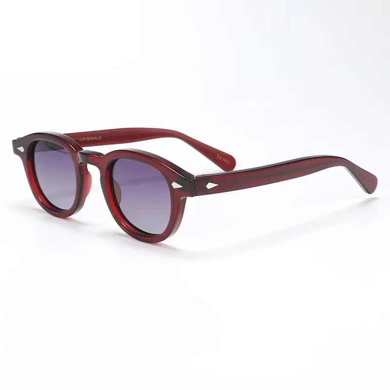 Authentic Johnny Depp LEMTOSH Fashion Top Quality Acetate Frames Men Women Sun Glasses Casual Square Vintage Male Couple Eyewear