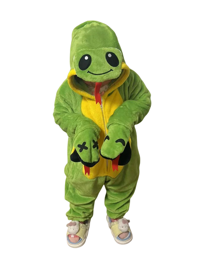 Cartoon Kigurumi For Kids Animal Onesies Children Pyjamas Halloween Cosplay Costumes