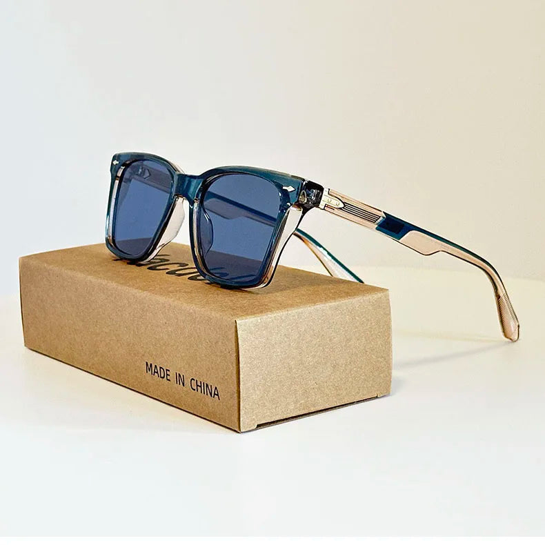 2025 Square Sunglasses Women Trendy Vintage Sunglass Men Luxury Fashion Glasses Dropshipping Gafas De Sol Hombre Sonnenbrille