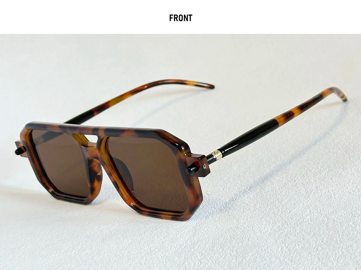 Square Sunglasses For Men Luxury UV400 Protection Sunglasses Women Trendy 2026 Vintage Retro Fashion Glasses Gafas De Sol Hombre