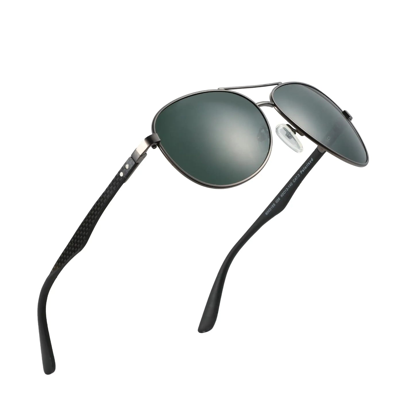 Hot Sale Carbon Fiber Polarized Sunglasses Pilot Shade for Men Uv Protection Fishing Driving Golf