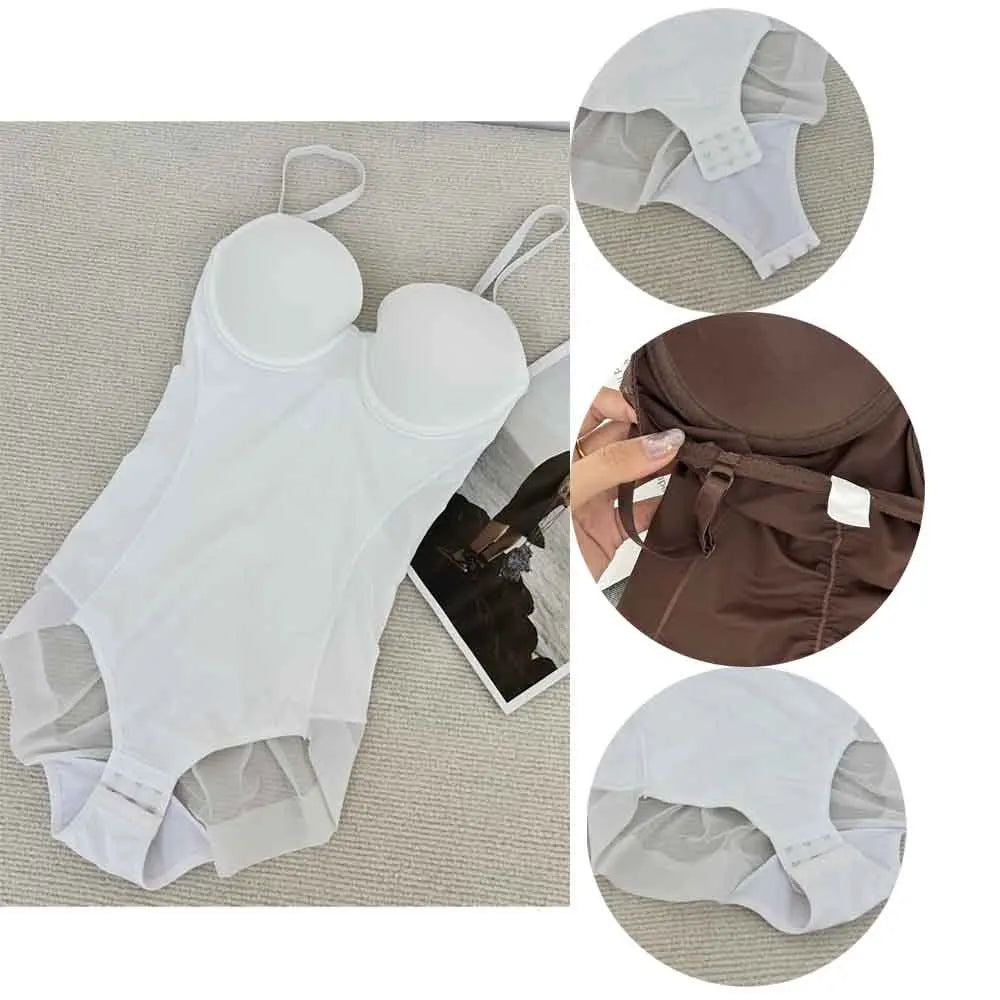 Women Shapewear Bodysuit Tight Slimming body Shaper Bodysuit with Bras