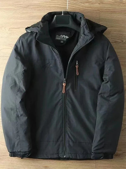 Casual Warm Military Tactical Coat Men Large Size Jacket Autumn Winter Padded Thickened Outdoor Punching Hiking Jacket Men's Top