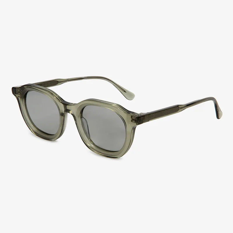2026 New Fashion Handmade Acetate Polarized Sunglasses Women Portable Sun Glasses Men Narrow Edge Eyeglasses Prescription Custom