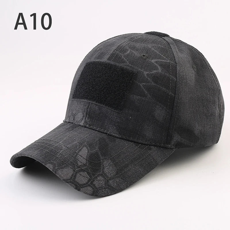 1pc Baseball Caps Camouflage Tactical Outdoor Soldier Combat Paintball Adjustable Hat Summer Snapback Sun Hats For Men Women