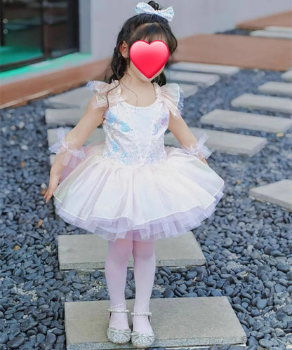 Children's Day Dance Dress Girl Ballet Princess Summer Dresses Girls Ballet Sequins Outfit Kids Clothes Vestidos Birthday Gift