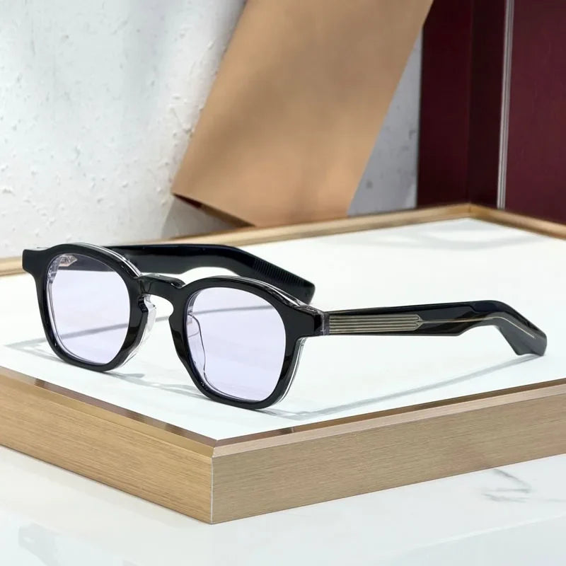 Modern Square Classical Sunglasses Men Women Handmade Fashion High Street Premium Quality UV400 Glasses with Case