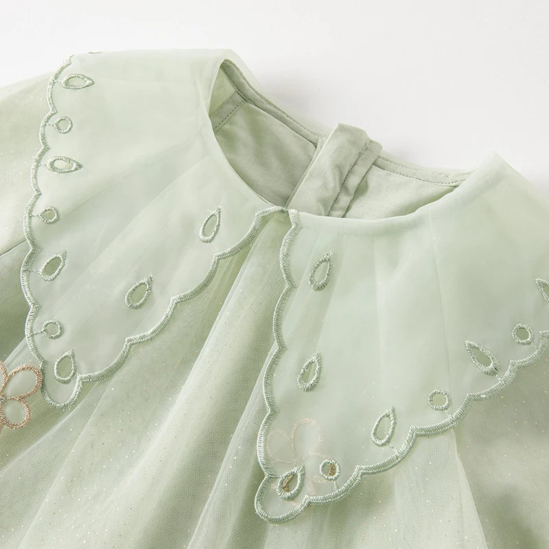 Spring Princess Baby Girl Dresses Toddler Baby Girls Long Sleeve Dress Baby Birthday Dress With Coin Wallet DB1233691