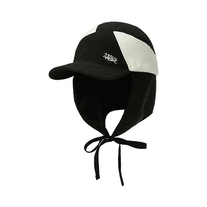 Korean Warm Ear Protectors Baseball Cap Men Autumn and Winter Female Lei Feng Forward Bomber Hat Women Corduroy Flying Hat