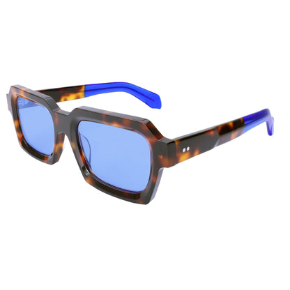 Luxury Design Look Oversized Sunglasses Women Polarized Glasses Trendy Thick Acetate Wide Double Bridge UV400 Retro
