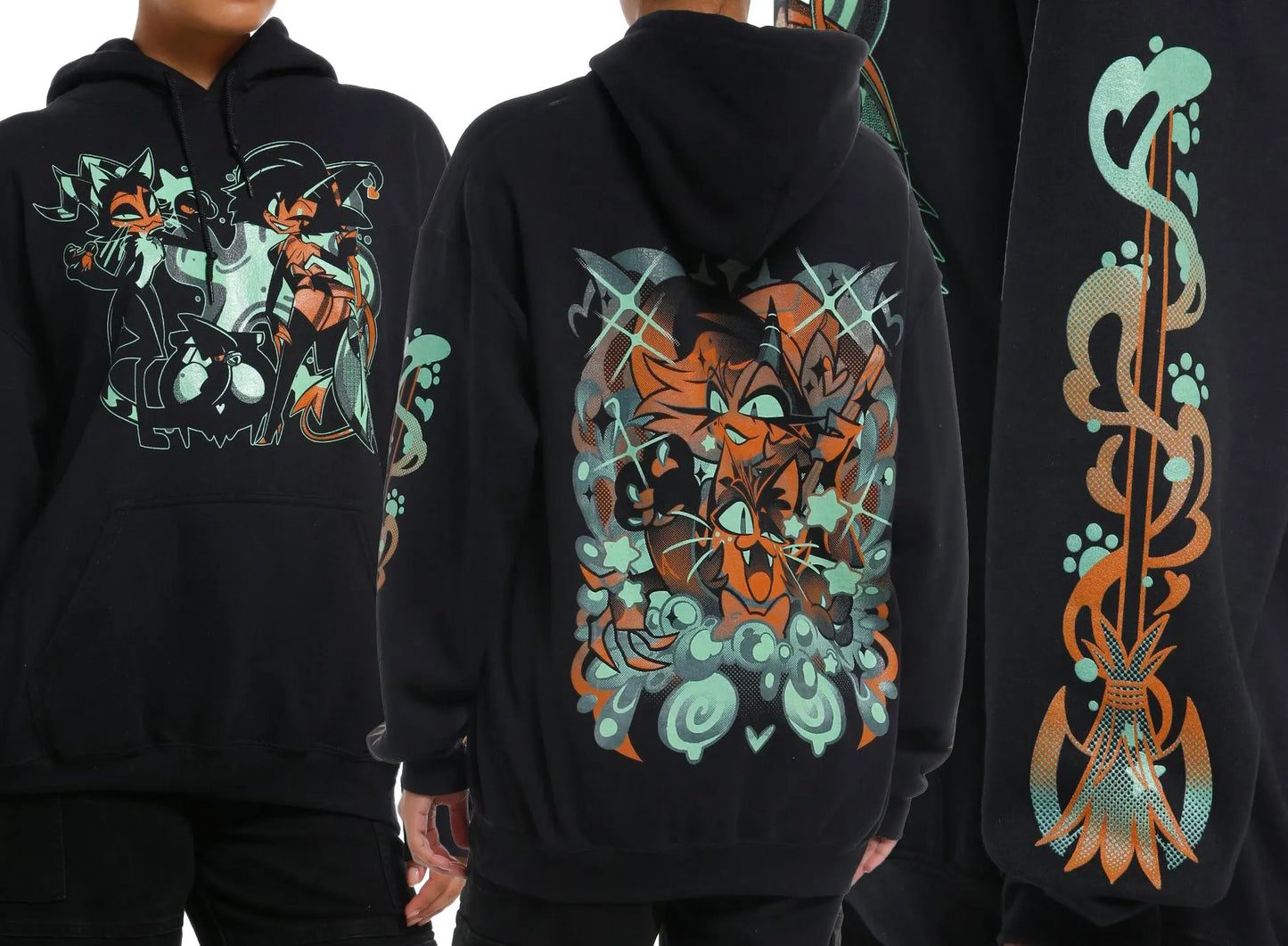 Autumn Winter Hoodies Helluva Boss Hell's Belles Graphic Pullover Men Women Oversized Sweatshirt Fleece Warm Winter Tracksuits