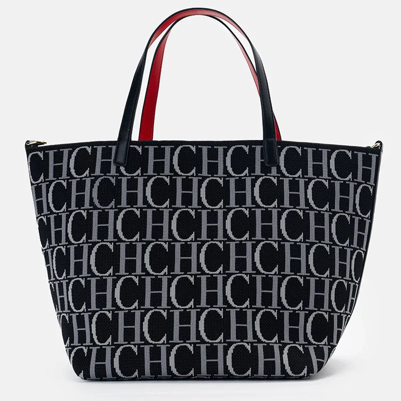 Ladies Brand Fashion Alphabet Print Large Capacity Handbag 2026 New Style Elegant Casual Travel High Quality Hand