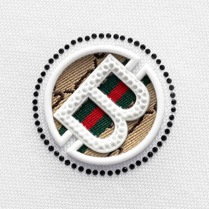 2025 New Summer Men's Business Leisure High end Fashion Boutique Embroidery Original Design Top Short sleeved Polo Shirt