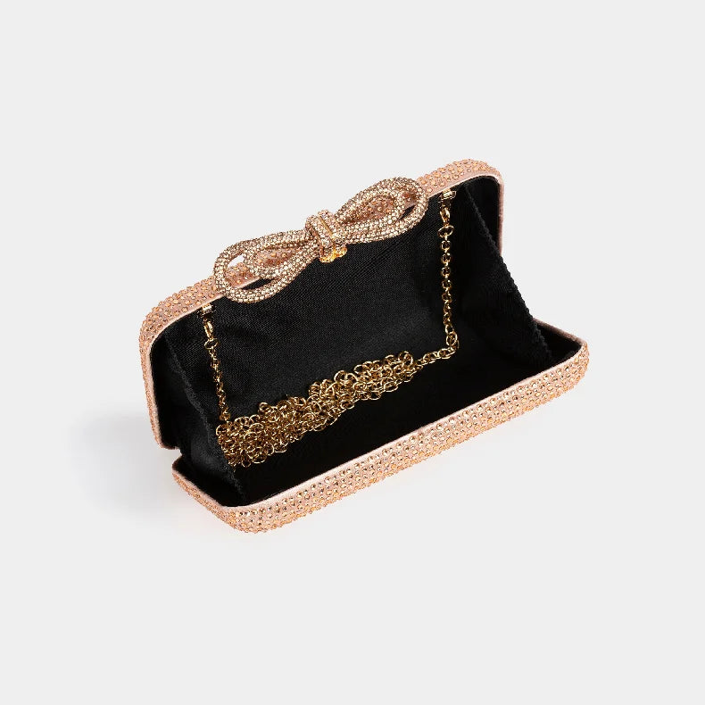 Diamond Evening Bag Clutch Silk Fabric New Crossbody Shoulder Fashion Luxury Brand Vip Women's Purses Bags Casual Party Handbag