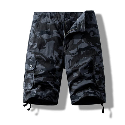 Men's Cotton Shorts Cargo Knee Pants Tactical Casual Sports Shorts Man Hiking Fishing Y2K Clothes