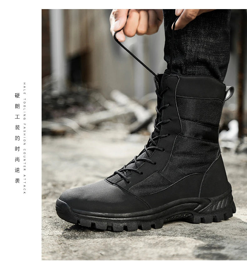 Men Tactical Boots Waterproof Hiking Shoes Brand Ankle Plus Climbing Shoes Size Boot Free Shipping Outdoor Casual