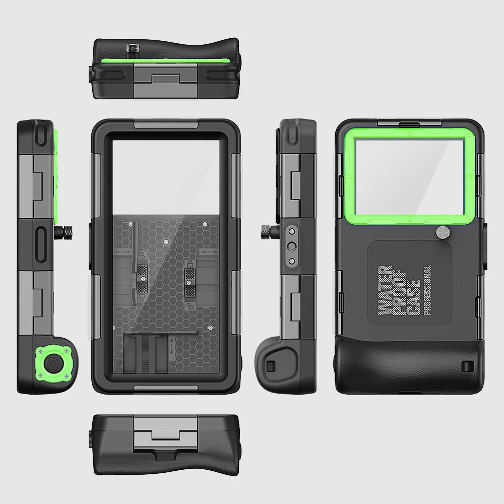 Newly upgraded multicolor IP68 standard 15M/50ft diving/swimming photography professional diving waterproof Phone Case