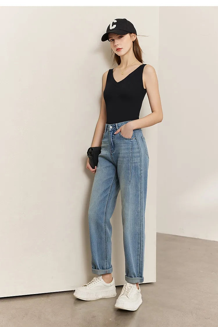 Women Tank Top 2026 Summer Basic Knit Sleeveless V-Neck Ribbed Vest Casual Clothes Versatile Layer Woman Crop Top 12641107