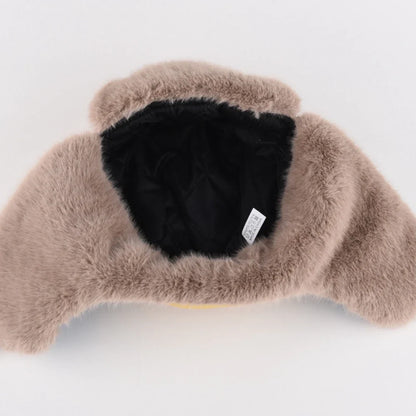 Russian Hat New Thick Warm Patchwork Winter Fur Hat for Men Women Windproof Riding Ski Earflap Cap Male Female Bomber Hat