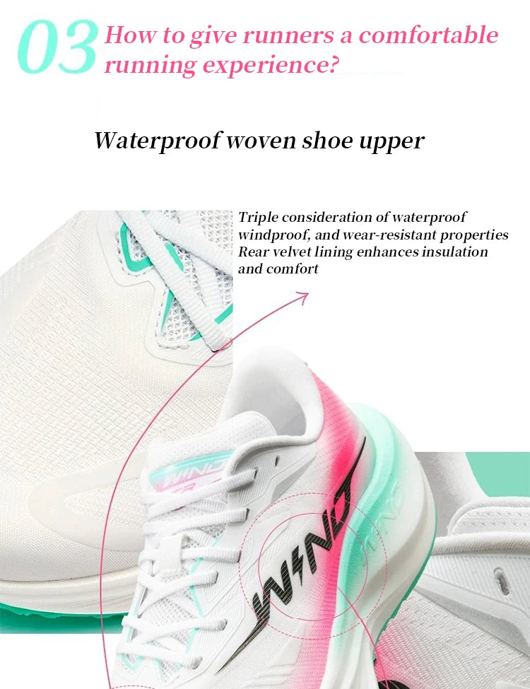 WIND 3.5TR Men Waterproof Sneakers 2025 Autumn Winter Shock Absorption Rebound Racing Running Shoes QDB023254297
