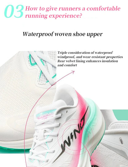WIND 3.5TR Men Waterproof Sneakers 2025 Autumn Winter Shock Absorption Rebound Racing Running Shoes QDB023254297