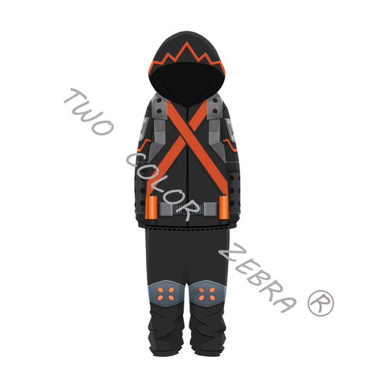Anime My Hero Academia Izuku Midoriya Cosplay Costume Sleepwear Boys Girls Hoodie Pants Pajamas Jumpsuit Outfit Christmas Gift