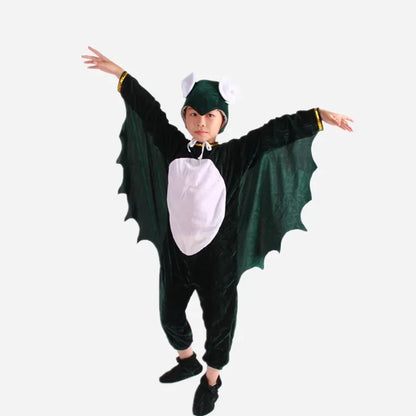 Kids Adults  Animal Bird Oriole Parrot Swallow Eagle Woodpecker Cosplay  Fancy Dress Jumpsuit Costume Gifts Set Halloween