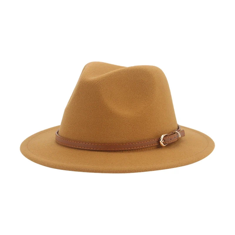 Hats for Women Fedoras Girls Hat Boys Hat Felted Kids Baby Caps Small 52cm 54cm Belt Wedding Cute Kid Fedoras Sombreros De Mujer