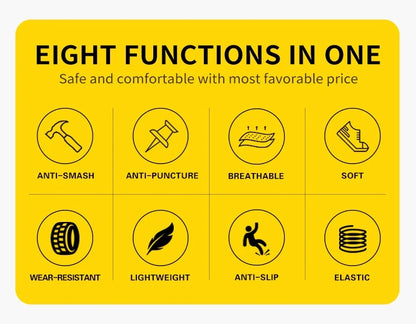 Air Cushion Work Safety Shoes For Men Women Breathable Work Sneakers Steel Toe Work Shoes Anti-puncture Safety Protective Shoes