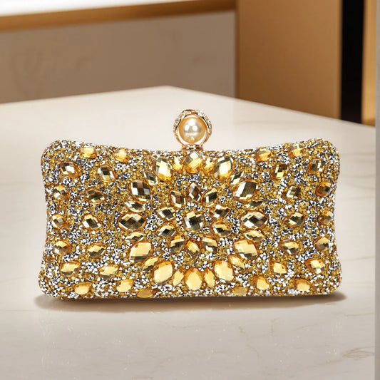 Diamonds Evening Bags Party Wedding Clutch Rhinestones Hot Design Chain Shoulder Handbags