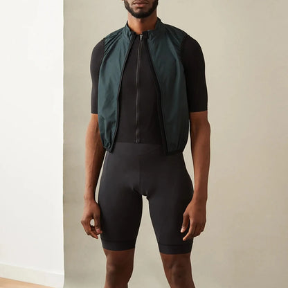 New Men's Cycling Vest Windproof Waterproof Cycling Coat Sleeveless Bicycle Bike Vest Cycling Clothing Ultra-light and