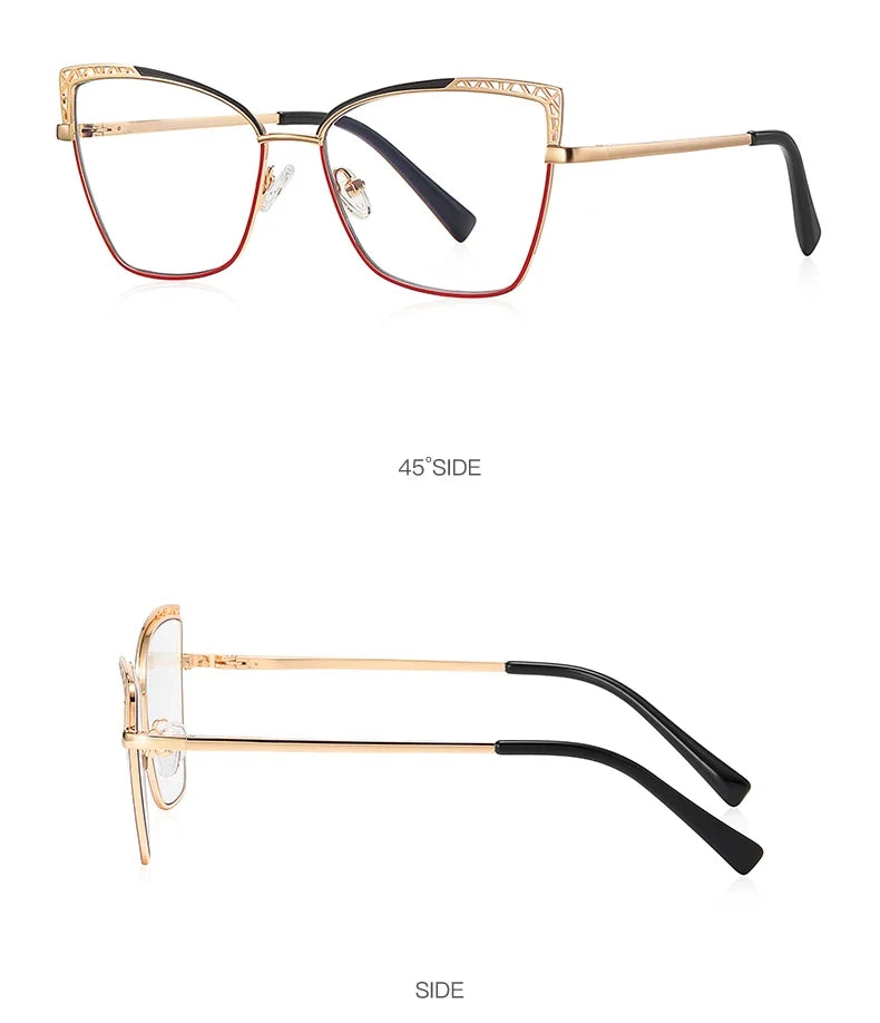 Fashion optical Frame Brand Design Women Eyeglasses Can Customized Prescription Anti-blue Light Prescription Glasses 3106