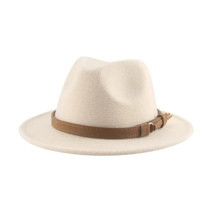 Hats for Women Fedoras Girls Hat Boys Hat Felted Kids Baby Caps Small 52cm 54cm Belt Wedding Cute Kid Fedoras Sombreros De Mujer