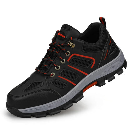 2022 Latest Summer Safety Work Shoes For Men Breathable Indestructible Steel Toe Boots Male Footwear Anti-smash Hiking Shoes