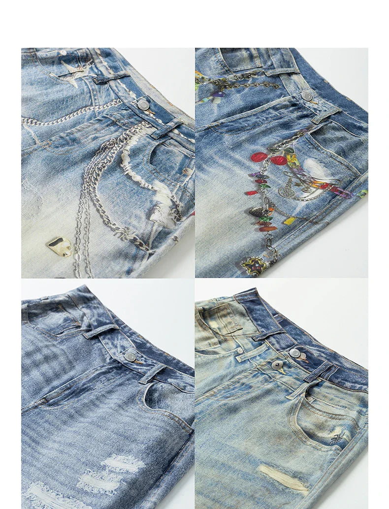 Women Denim Jean 2025 Spring New Long Pants 8518053