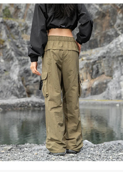 Outdoor Hiking Pants Male Waterproof Wear-Resistant Trekking Paratrooper Trousers Autumn Breathable Mountaineering Cargo Pants