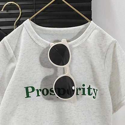 1Set Boys Girls Leisure Set Fashion Cartoon Children Short Sleeve Shorts Sets Summer Kids Clothes Baby Tee+Short Pants Tracksuit