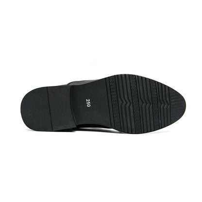 Luxury Designer Mens Business Formal Leather Dress Black Brand Casual Shoes Wedding for Men Office Luxury Flats Footwear Loafers
