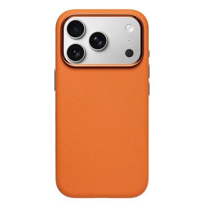 Luxury Business Shockproof PU Leather Camera Button Case For iPhone 17 Pro Max Air For Magsafe Magnetic Wireless Charging Cover