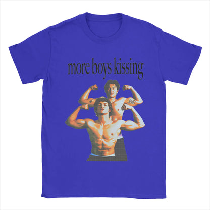 Mens T Shirt More Boy Kissing T-Shirts Hip Hop Heated Rivalry Beach Tee Shirt Y2K Basic Print Cotton Clothes Gift Idea