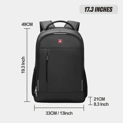 SWISS MILITARY Men Laptop Business Backpack Backpack 17 Inch Fashion School waterproof USB Large Capacity Bag mochilas Back Pack