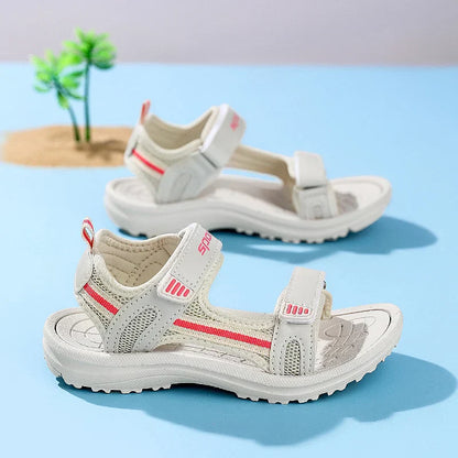 Summer Breathable Sport Sandals for Boys Girls Casual Children Beach Shoes Kids Soft Sole Non-slip Comfortable Open Toe Sandals