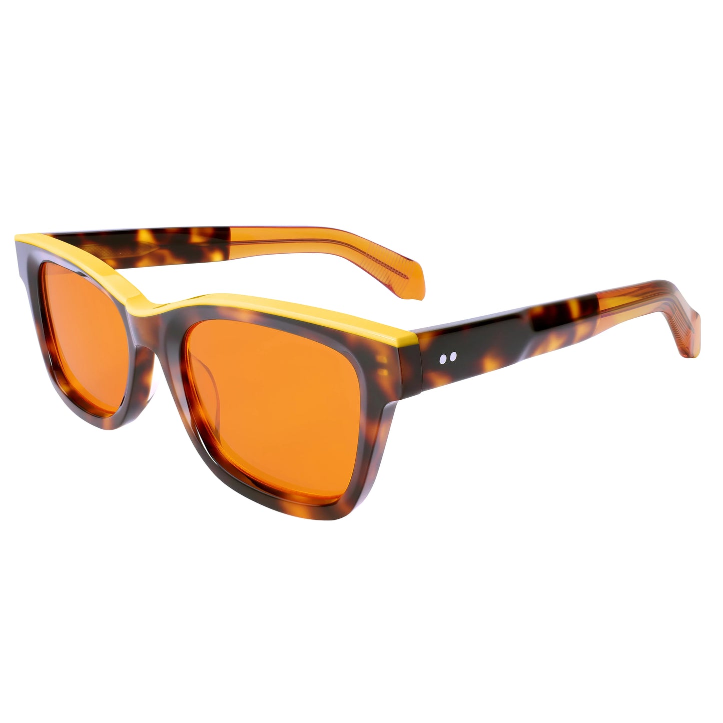 Oversized Glasses for Women Men Polarized Sunglasses Retro Thick Acetate Frame Trendy Wide Bridge UV400 Daily Wear
