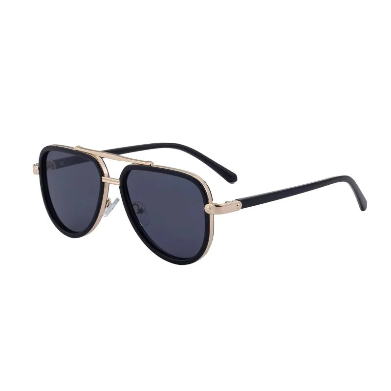 2026 New Fashion Toad Sunglasses Men Retro Trend Sun Glass Male Double Beams Shades Classic Goggle UV400 Gafas De Sol Hombre