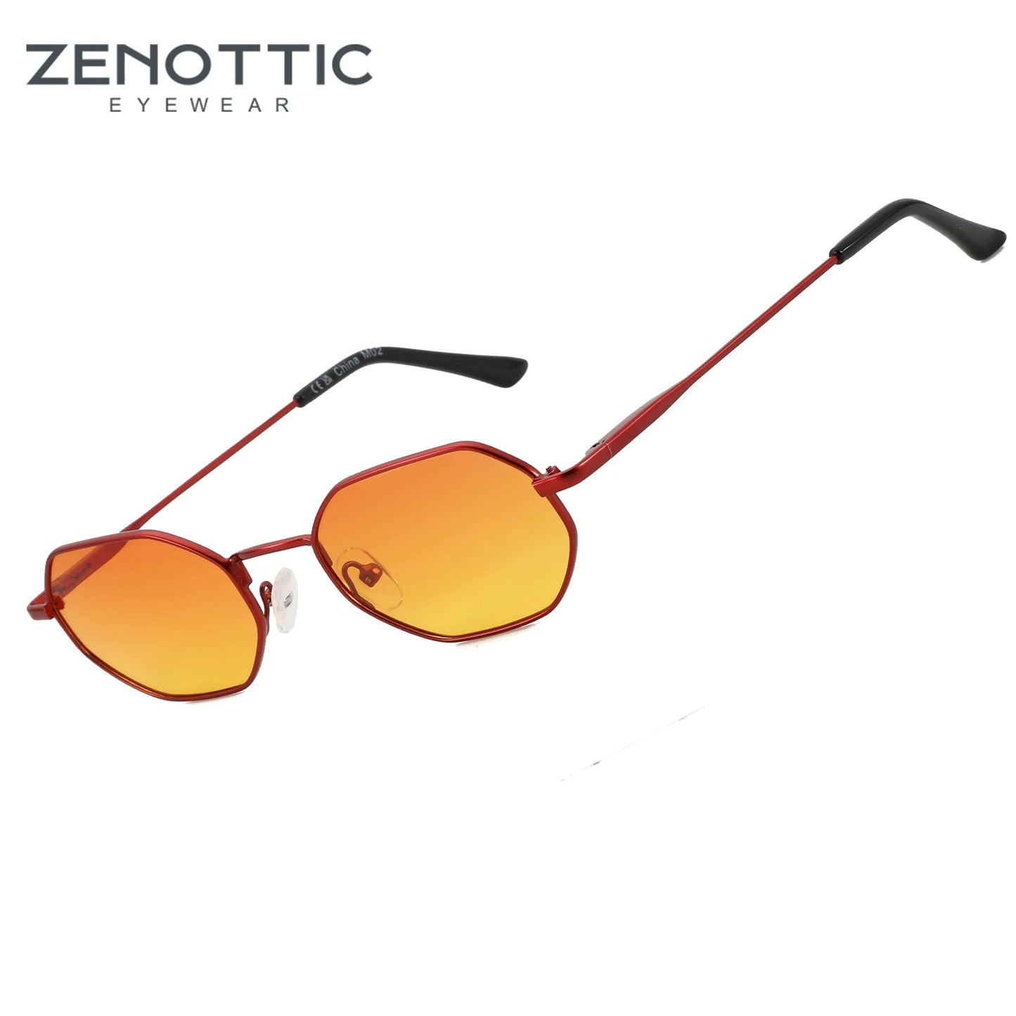 Retro Small Polygon Polarized Sunglasses Women Metal UV400 Sun Glasses Men Anti-Glare UV400 Goggles Driving Eyewear